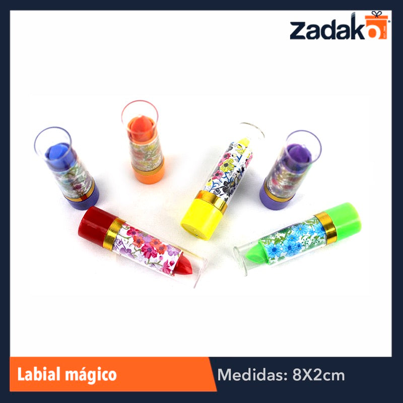 ZB-0047 LABIAL MAGICO, CON 12 PZS, O CAJA CON 100 PQTS