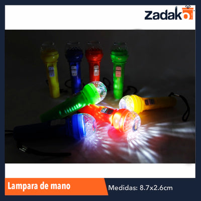 ZE-0013 LÁMPARA DE MANO, CON 48 PZS, O CAJA CON 36 PQTS