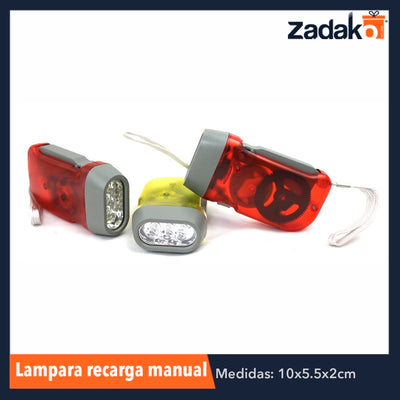 ZE-0021 LAMPARA RECARGA MANUAL, CON 1 PZ O CAJA CON 200 PZS