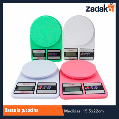 ZH-0080 BASCULA P/COCINA, CON 1 PZ O CAJA CON 40 PZS