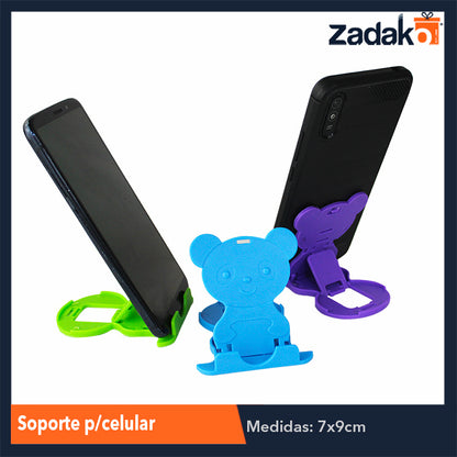 ZE-0057 SOPORTE PARA CELULAR, CON 1 PZ O CAJA CON 500 PZS