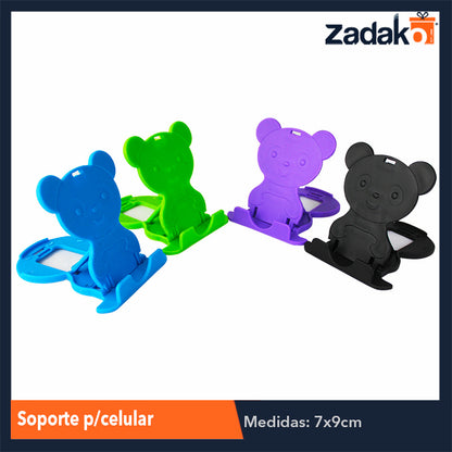 ZE-0057 SOPORTE PARA CELULAR, CON 1 PZ O CAJA CON 500 PZS
