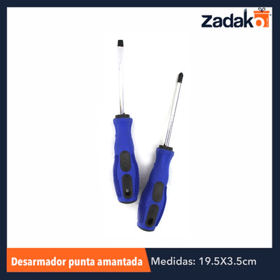 ZF-0012 DESARMADOR PUNTA IMANTADA, CON 1 PZ O CAJA CON 240 PZS