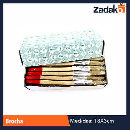 ZF-0030 BROCHA 1 PULGADA CON 1 PZ O CAJA CON 840 PZS