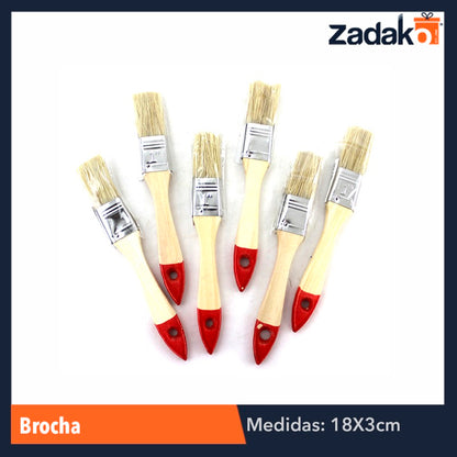 ZF-0030 BROCHA 1 PULGADA CON 1 PZ O CAJA CON 840 PZS