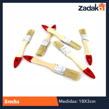 ZF-0030 BROCHA 1 PULGADA CON 1 PZ O CAJA CON 840 PZS