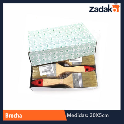 ZF-0033 BROCHA 2", CON 1 PZ O CAJA CON 600 PZS