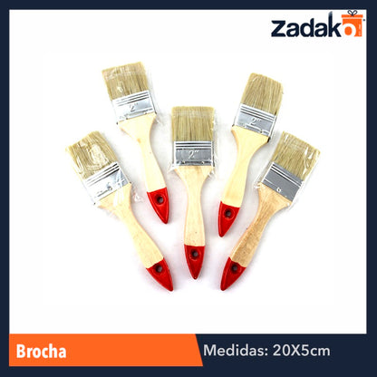 ZF-0033 BROCHA 2 PULGADAS CON 1 PZ O CAJA CON 600 PZS
