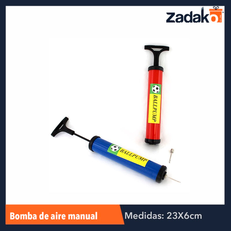 ZFI-0021 BOMBA DE AIRE MANUAL, CON 1 PZ O CAJA CON 200 PZS