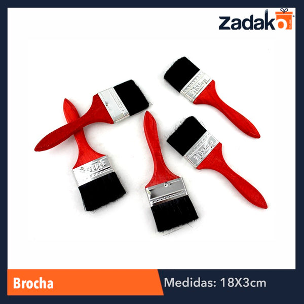 ZF-0031 BROCHA 2.5 PULGADAS, CON 1 PZ O CAJA CON 480 PZS