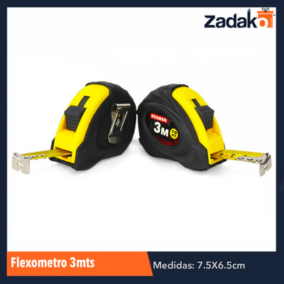 ZF-0115 FLEXOMETRO 3 METROS, CON 1 PIEZA O CAJA CON 240 PZS.