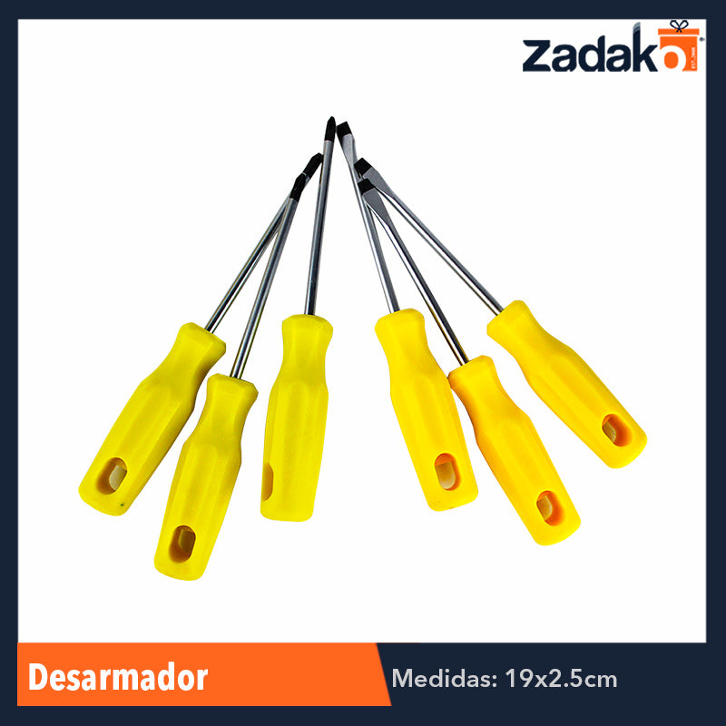 ZF-0158 DESARMADOR, CON 12 PZS, O CAJA CON 20 PQTS