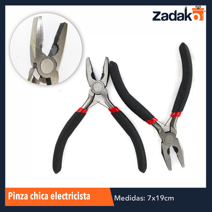 ZF-0130 PINZA ELECTRICISTA DE 4.5 PULGADAS CON 1 PZ O CAJA CON 240 PZS