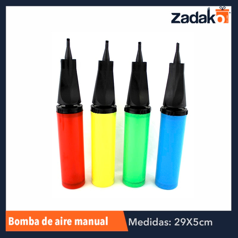 ZFI-0013 BOMBA DE AIRE MANUAL, CON 1 PZ O CAJA CON 100 PZS