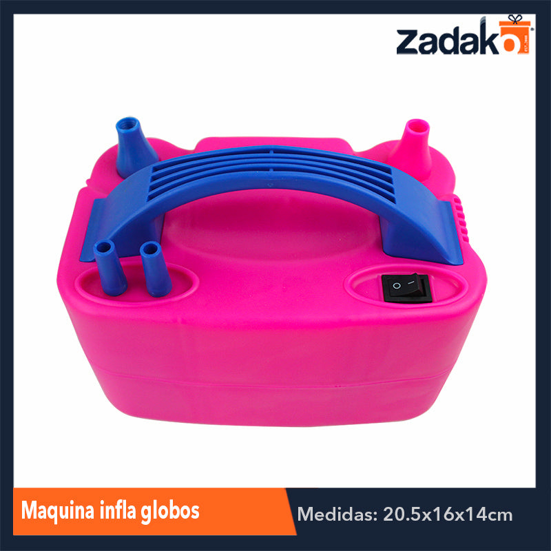 ZJ-0944 MAQUINA INFLA GLOBOS, CON 1 PZ O CAJA CON 12 PZS