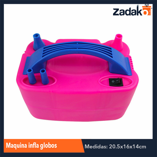 GPM-3436 ZJ-0944 MAQUINA INFLA GLOBOS, CON 1 PZ O CAJA CON 12 PZS