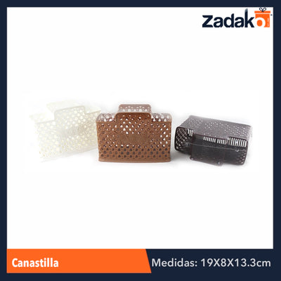 ZC-0268 CANASTILLA MULTIUSOS, CON 1 PZ O CAJA CON 80 PZS