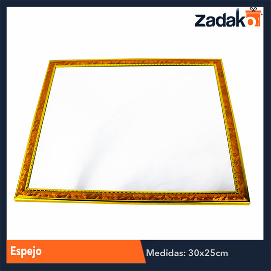 ZH-0108 ESPEJO 30x25 CM, CON 1 PZ O CAJA CON 60 PZS