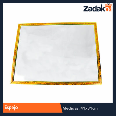 ZH-0110 ESPEJO 41X31 CM, CON 1 PZ O CAJA CON 40 PZS