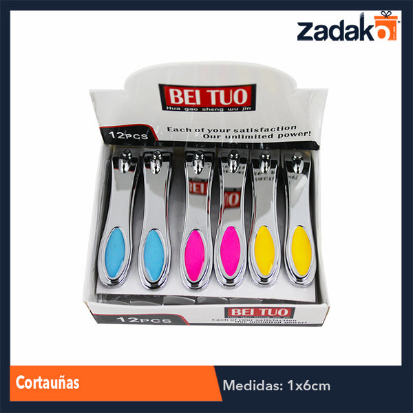 ZH-0155 CORTAUÑAS CON 12 PIEZAS, O CAJA CON 100 PQTS