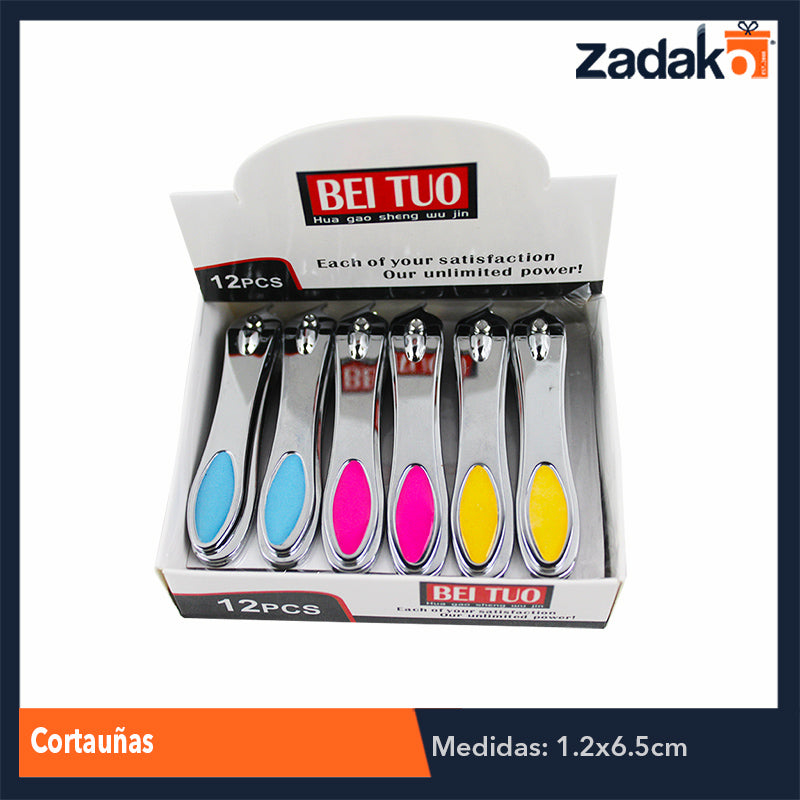 ZH-0156 CORTAUÑAS, CON 12 PZS, O CAJA CON 100 PQTS