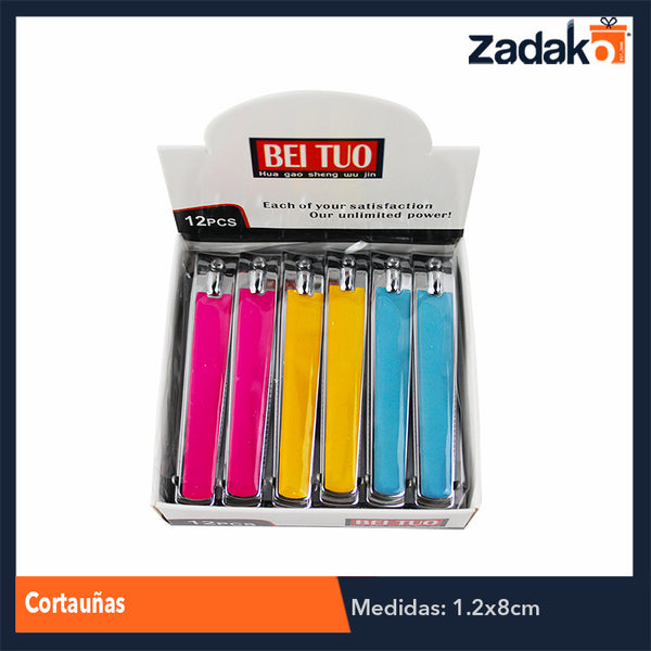 ZH-0157 CORTAUÑAS CON 12 PIEZAS, O CAJA CON 50 PQTS