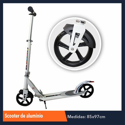 ZJN-0052 SCOOTER DE ALUMINIO , CON 1 PZ O CAJA CON 4 PZS