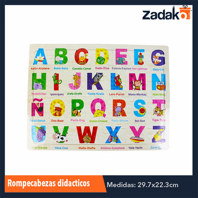 ZJ-0439 ROMPECABEZAS 3D DE FOAMI DE DIFERENTES DISEÑOS, CON 1 PIEZA O CAJA CON 200 PZS