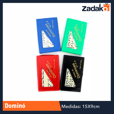 ZJ-0023 DOMINO, CON 1 PZ O CAJA CON 100 PZS