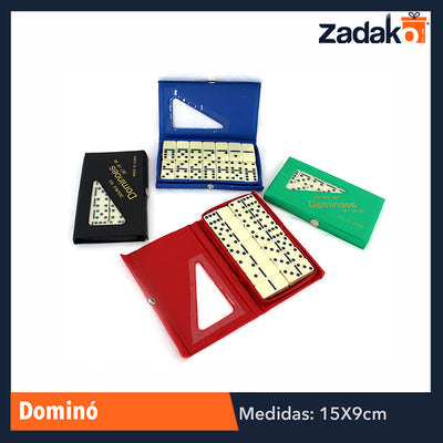 ZJ-0023 DOMINO, CON 1 PZ O CAJA CON 100 PZS