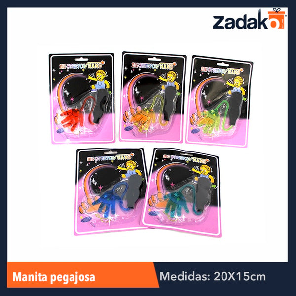 ZJ-0048 MANITA PEGAJOSA, CON 1 PZ O CAJA CON 576 PZS