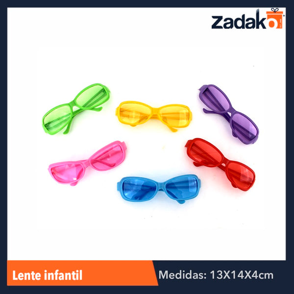 ZJ-0054 LENTE INFANTIL CON 12 PIEZAS, O CAJA CON 60 PQTS