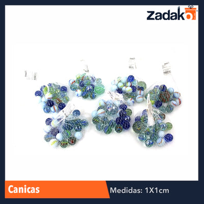 ZJ-0061 CANICAS C/20 PZS, CON 1 PZ O CAJA CON 200 PZS