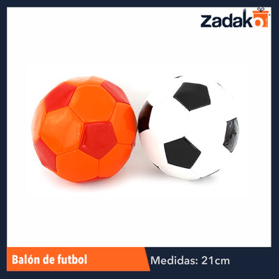 ZJ-0065 BALON CLASICO DE FUTBOL, CON 1 PZ O CAJA CON 100 PZS