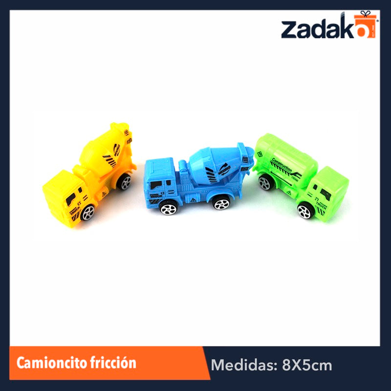 ZJ-0320 CAMIONCITO DE FRICCION, CON 1 PZ O CAJA CON 960 PZS