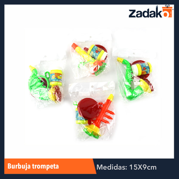 GPM-2171 ZJ-0454 BURBUJA TROMPETA, CON 1 PZ O CAJA CON 288 PZS