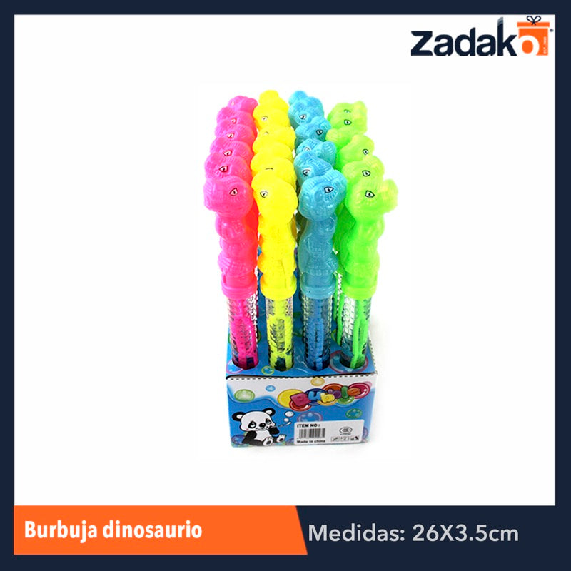 GPM-0599 ZJ-0462 BURBUJA DINOSAURIOS, CON 24 PZS, O CAJA CON 12 PQTS