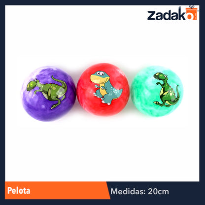 GPM-2735 ZJ-0496 PELOTA 20 CM, CON 12 PZS, O CAJA CON 50 PQTS