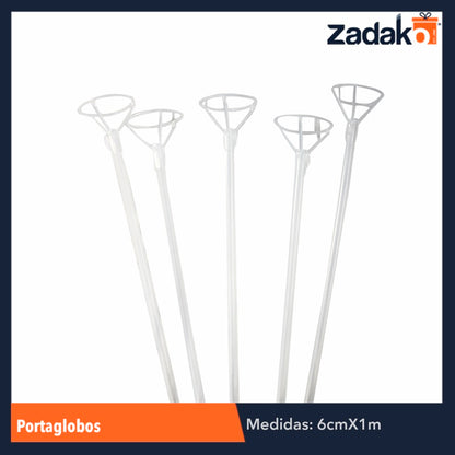 ZJ-0507 PORTAGLOBOS CON 50 PIEZAS, O CAJA CON 20 PQTS