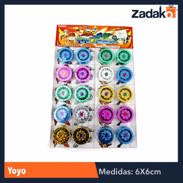 ZJ-0548 YOYO CON 20 PIEZAS, O CAJA CON 50 PQTS
