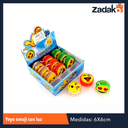 ZJ-0549 ZK-8140 YOYO CON LUZ, CON 12 PIEZAS, O CAJA CON 48 PQTS