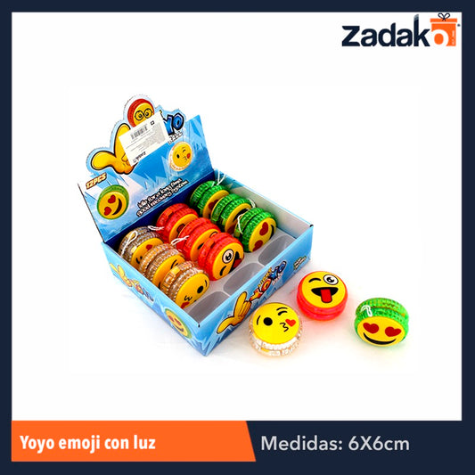 ZJ-0549 ZK-8140 YOYO CON LUZ, CON 12 PIEZAS, O CAJA CON 48 PQTS