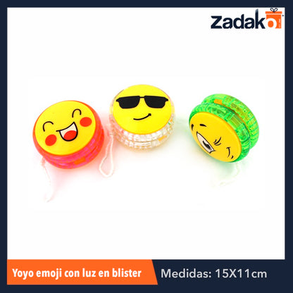 ZJ-0549 ZK-8140 YOYO CON LUZ, CON 12 PIEZAS, O CAJA CON 48 PQTS