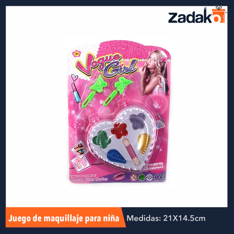 ZJ-0610 JUGUETE DE MAQUILLAJE PARA NIÑA, CON 1 PZ O CAJA CON 576 PZS