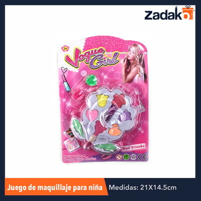 ZJ-0613 JUGUETE DE MAQUILLAJE PARA NIÑA, CON 1 PZ O CAJA CON 576 PZS