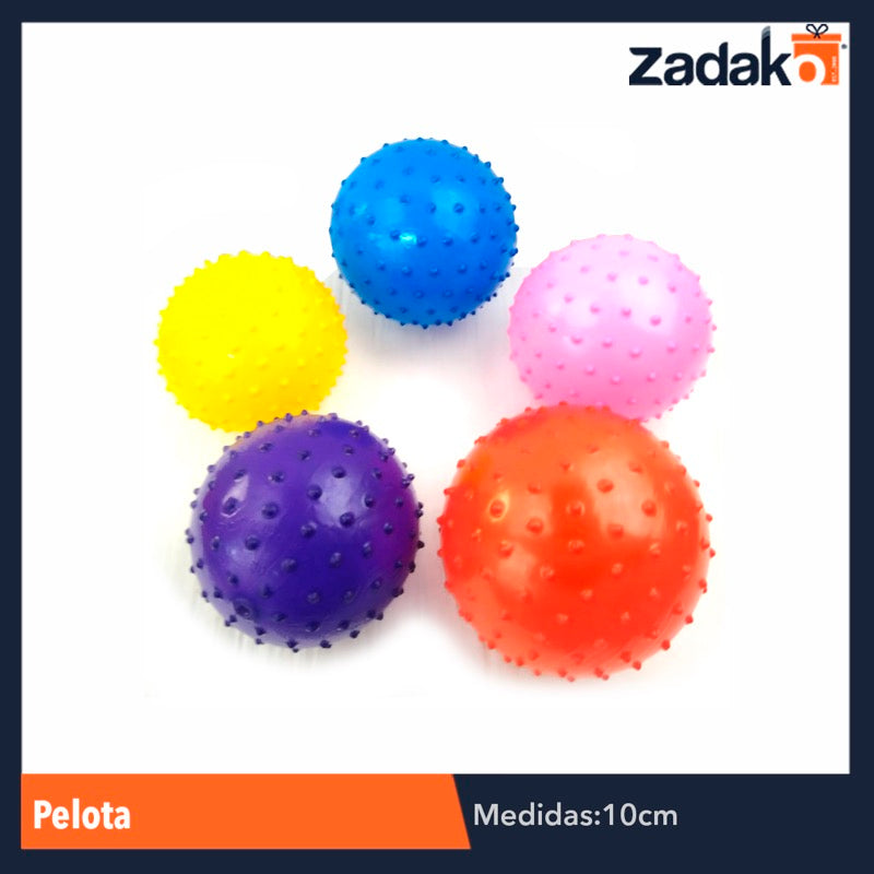 ZJ-0624 PELOTA 10CM, CON 20 PZS, O CAJA CON 60 PQTS