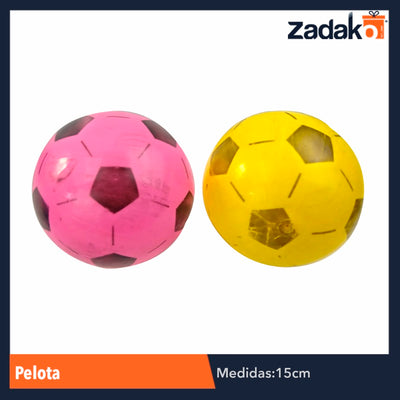 ZJ-0630 PELOTA 15CM, CON 20 PZS, O CAJA CON 40 PQTS