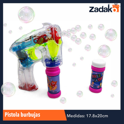 ZJ-0632 ZK-8123 PISTOLA BURBUJAS, CON 1 PZ O CAJA CON 96 PZS