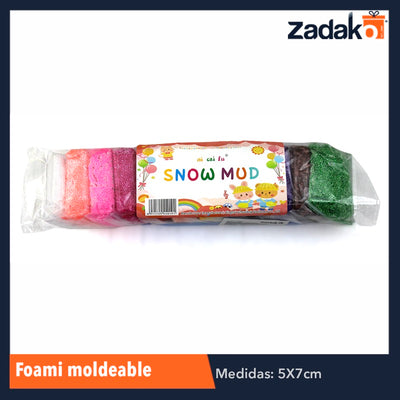 ZJ-0656 FOAMI MOLDEABLE, CON 12 PZS, O CAJA CON 200 PQTS