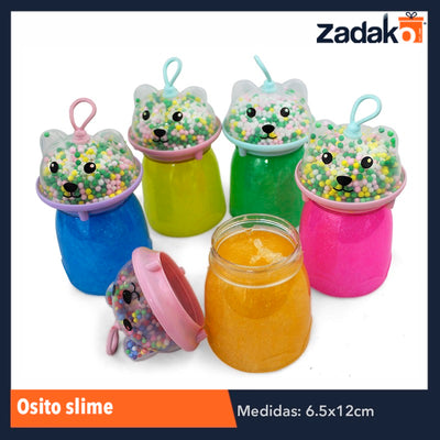 ZJ-0702 OSITO SLIME, CON 6 PZS, O CAJA CON 16 PQTS